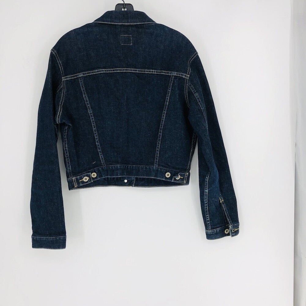 Levi's Dry Good WPL-423 Women's Blue Cotton Long Sleeve Denim Jacket Size Medium - Picture 4 of 10